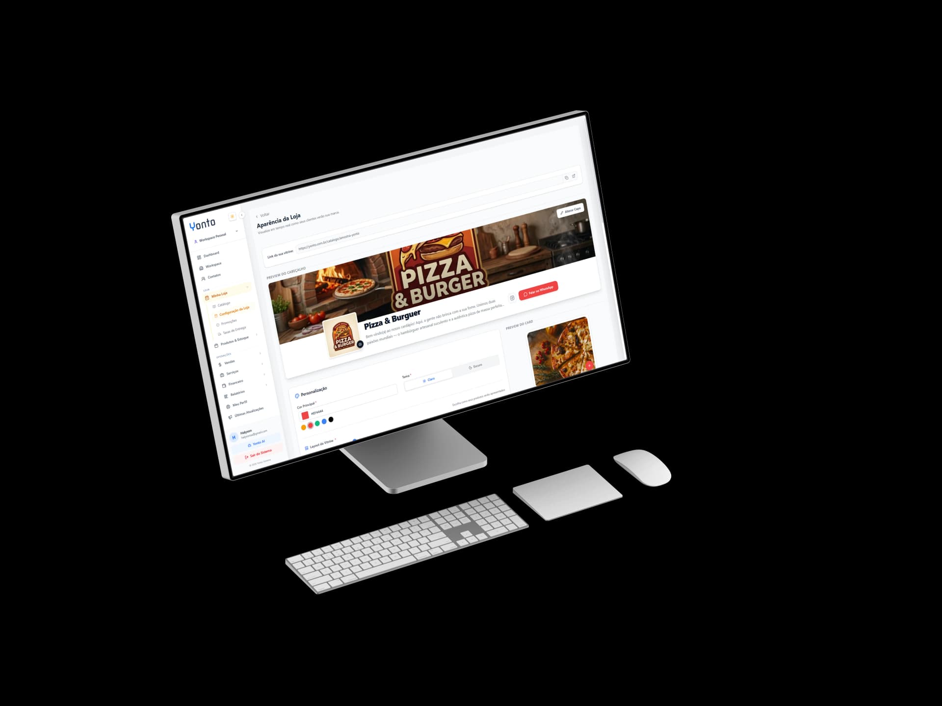 Personalização Yonto